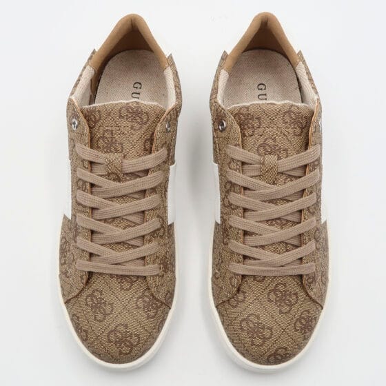 Sneaker toda 4g logo - Beige e marrone - immagine 2