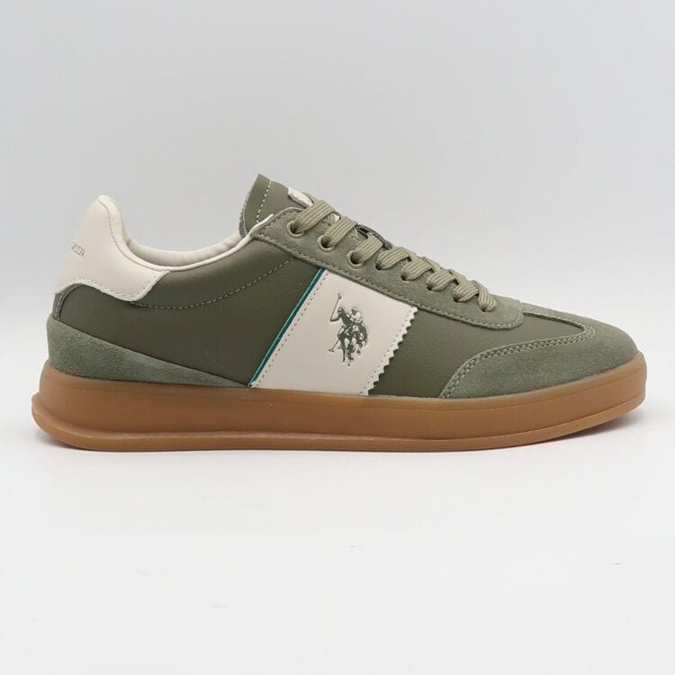 Sneaker campy - Verde e beige