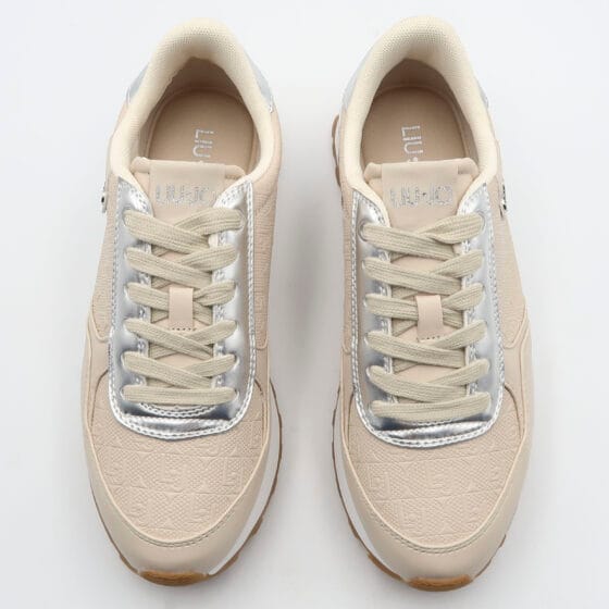 Sneaker evelyn - Beige e argento - immagine 2