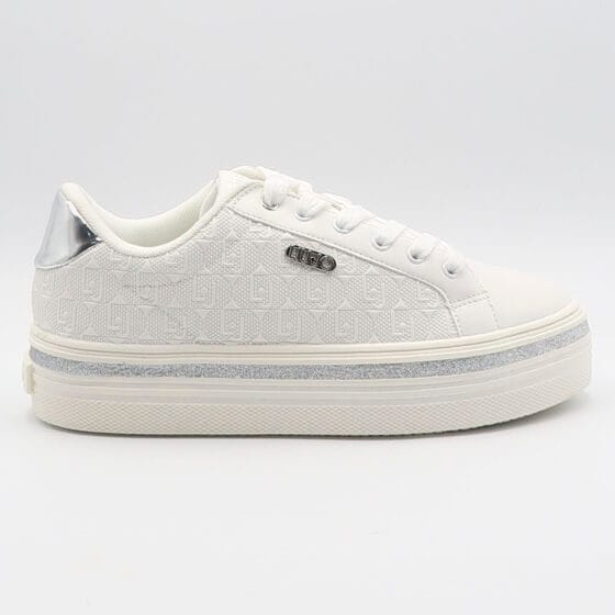 Sneaker up 91 - Bianco e argento