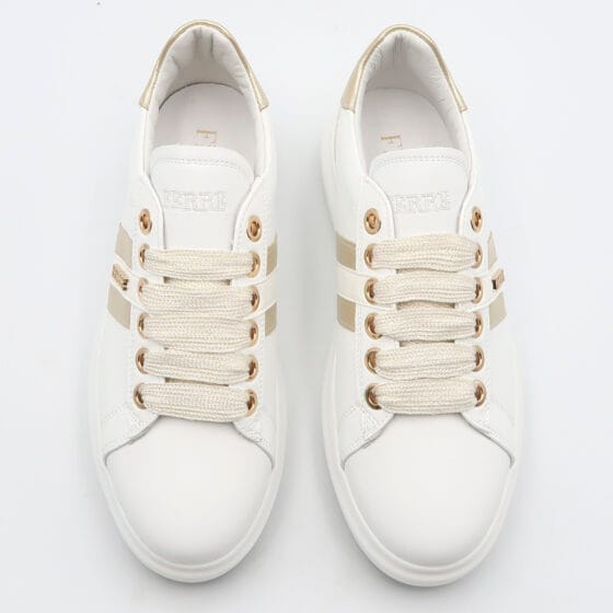 Sneaker f161 - Bianco e platino - immagine 2
