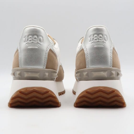 Sneaker bayle3 - Beige e bianco - immagine 3