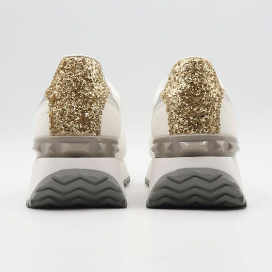 Sneaker bayle3 - Bianco e oro - immagine 3