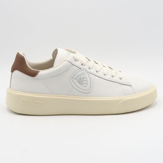 Sneaker buck - Bianco e marrone
