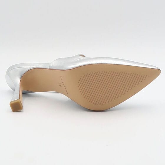 Decolletè sling back - Argento - immagine 4