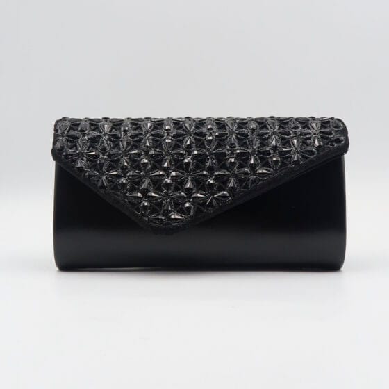 Pochette lavinia macramè - Nero