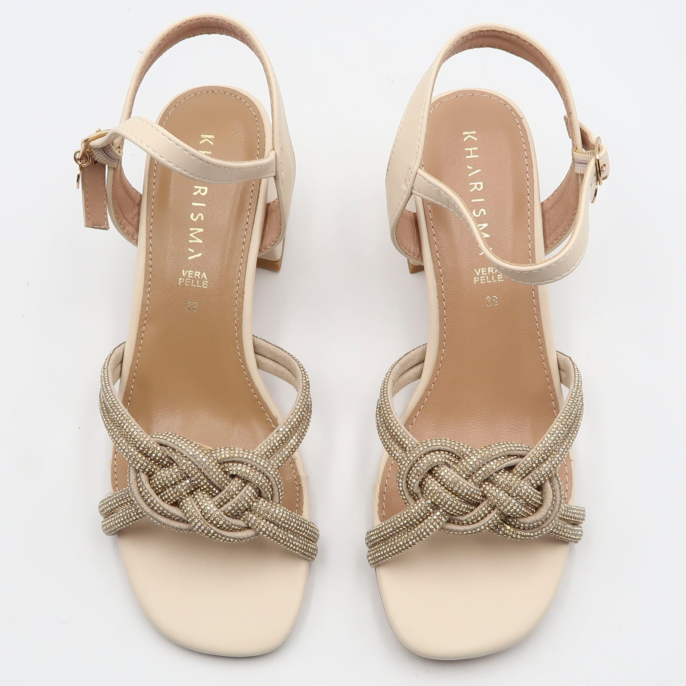 Sandalo soft nodo - Beige - immagine 2