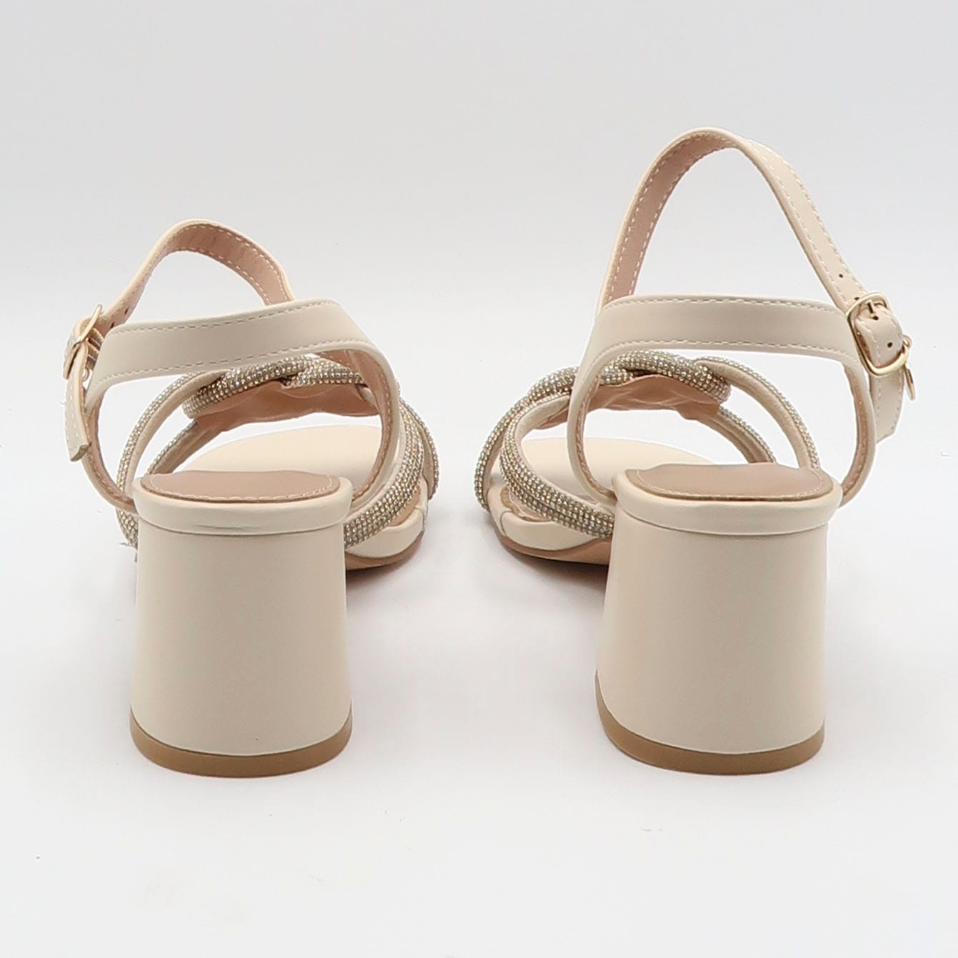 Sandalo soft nodo - Beige - immagine 3