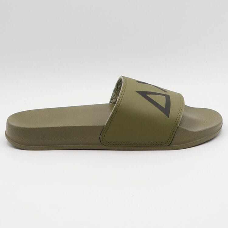 Ciabatta con logo - Verde militare