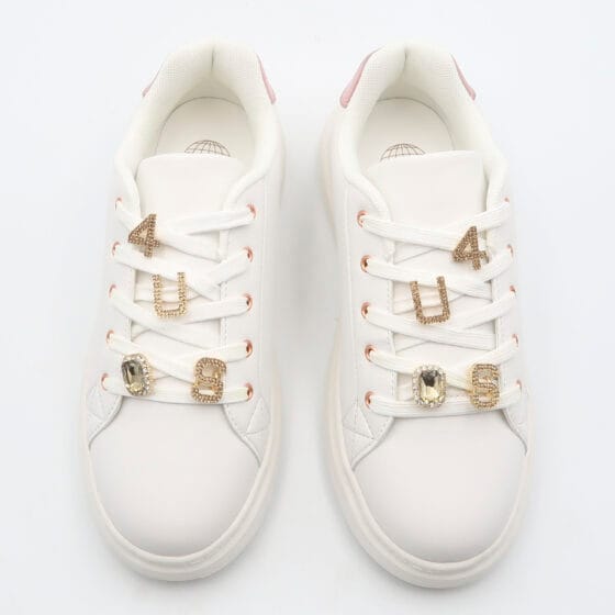 Sneaker vaiana 02 - Bianco e rosa - immagine 2