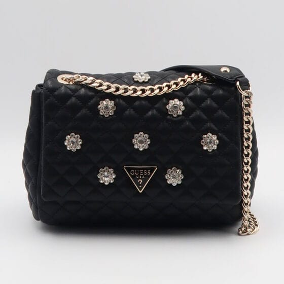 Borsa a tracolla everlee strass - Nero
