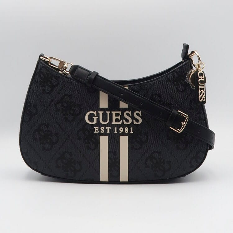 Borsa a tracolla noelle II logo - Antracite