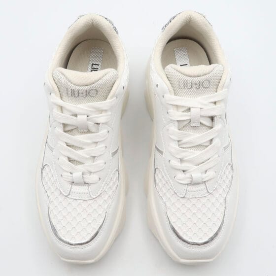 Sneaker steffy 01 - Bianco e argento - immagine 2