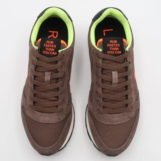 Sneaker tom fluo - Marrone - immagine 2