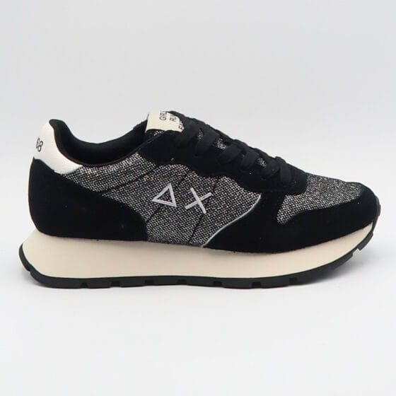 Sneaker ally glitter - Nero