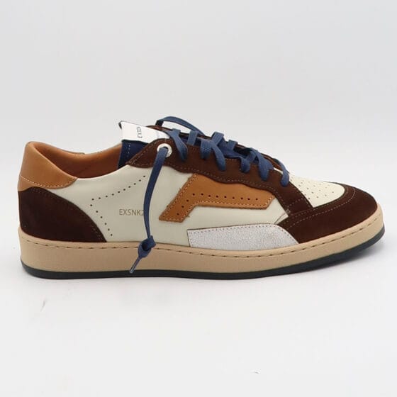 Sneaker combinato 5570 - Tabacco