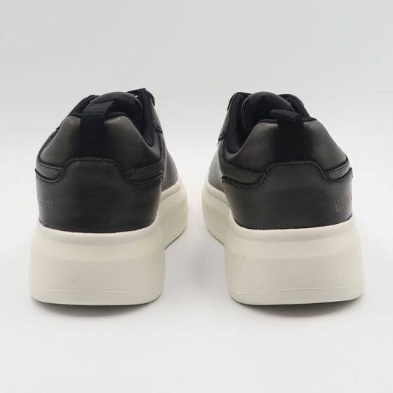 Sneaker big 05 in pelle spazzolata - Nero - immagine 3