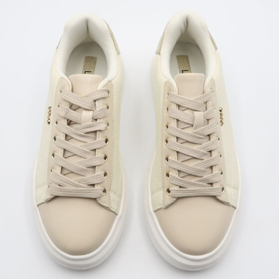 Sneaker babol 01 pitonata - Bianco e oro - immagine 2