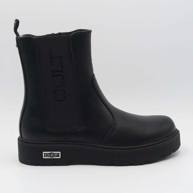 Stivaletto con logo impresso - Nero