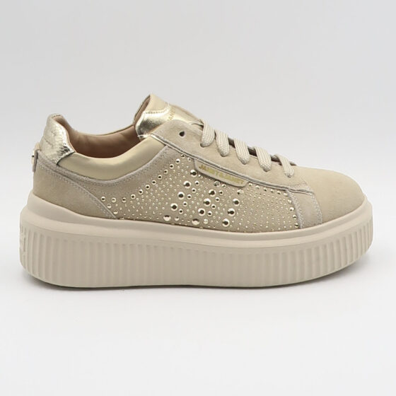 Sneaker J401 in camoscio - Off white