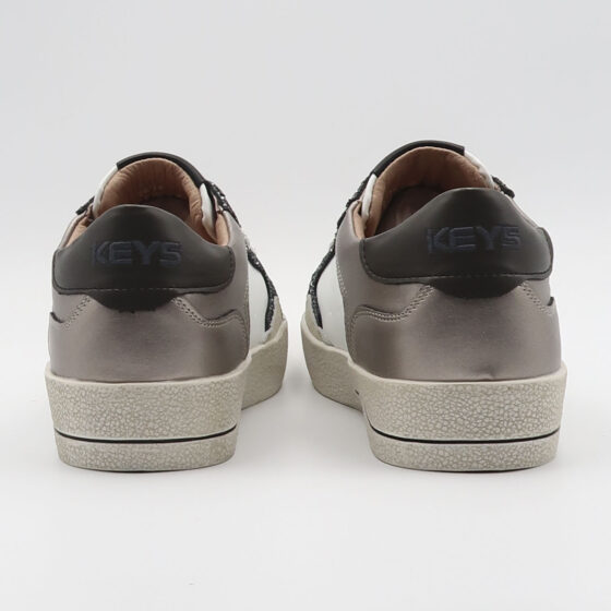 Sneaker k11306 glitter - Taupe e bianco - immagine 3