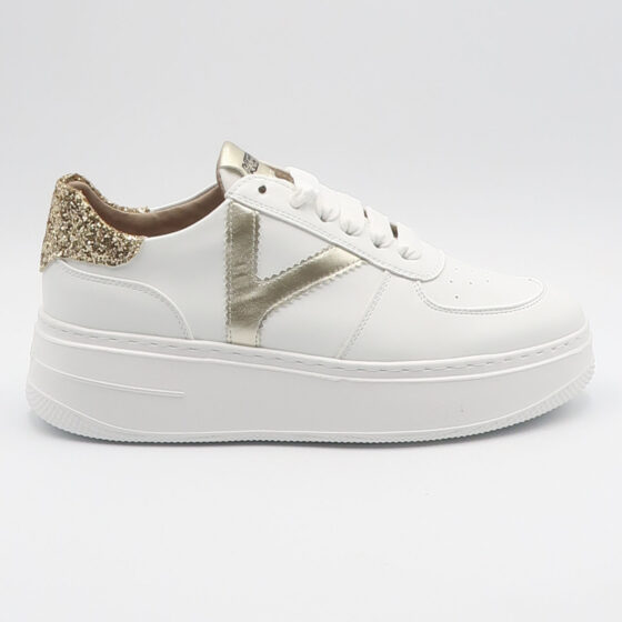 Sneaker k11215 - Bianco e oro
