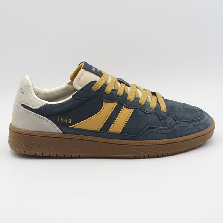 Sneaker in suede - Blu