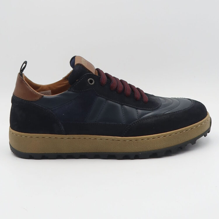Sneaker vienna in camoscio - Blu