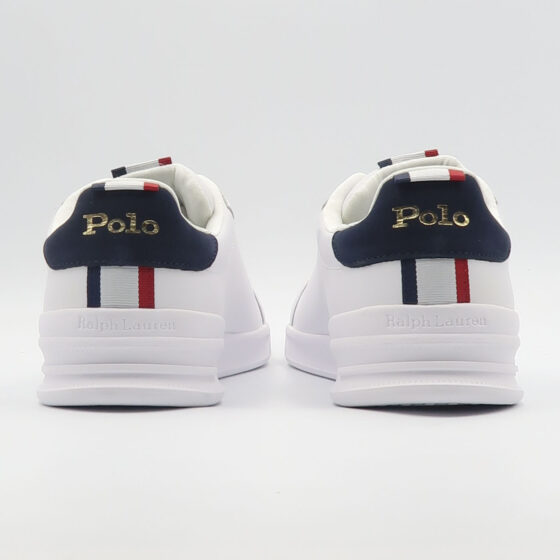 Sneaker con logo - Bianco e blu - immagine 3