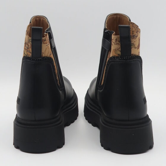 Stivaletto con inserto geo - Nero - immagine 3