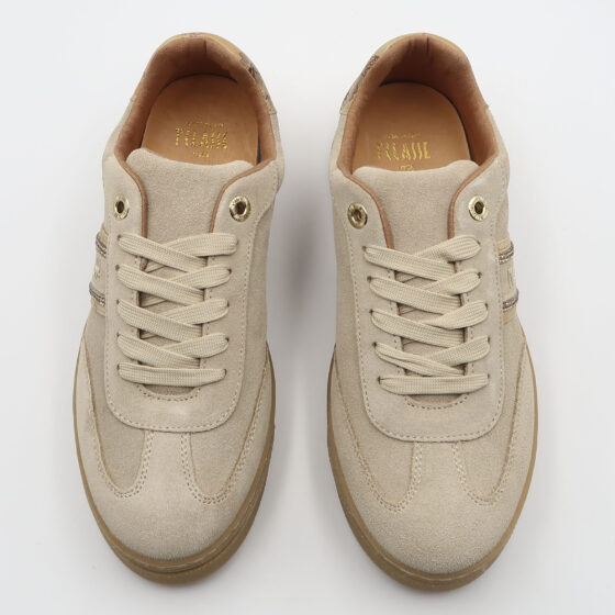Sneaker geo in suede  - Beige - immagine 2