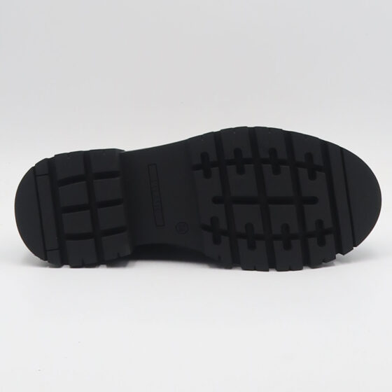Mocassino con logo - Nero e beige - immagine 4