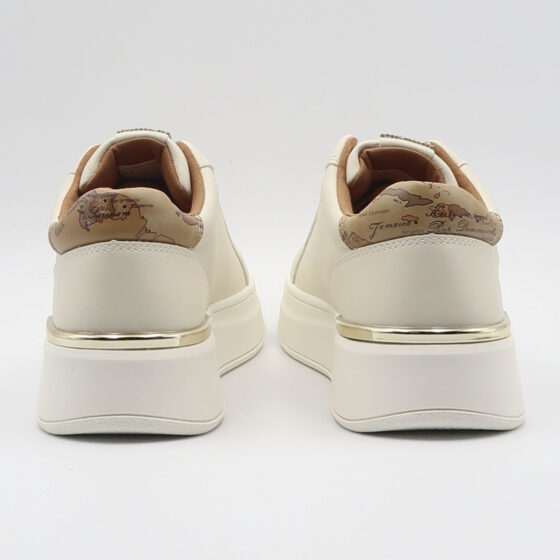 Sneaker geo con suola over - Bianco e beige - immagine 3