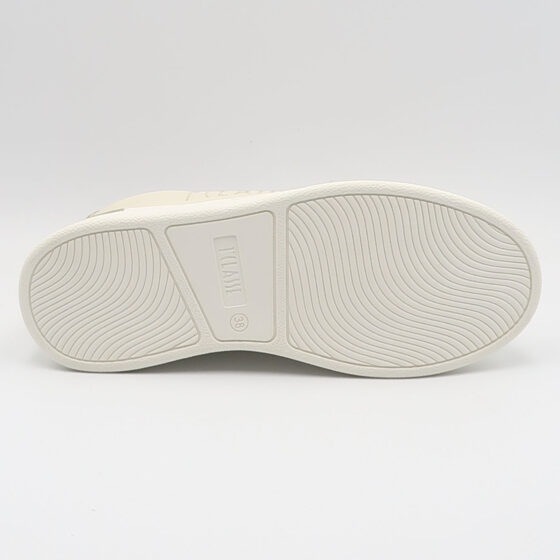 Sneaker geo dettaglio gioiello - Bianco e beige - immagine 4