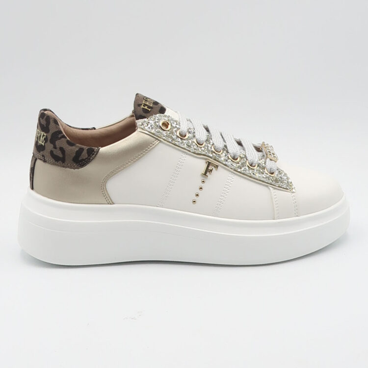 Sneaker F420 - Bianco e platino