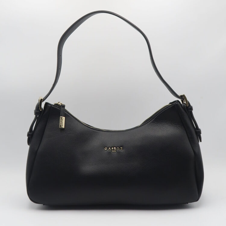 Borsa moon regular bottalato - Nero