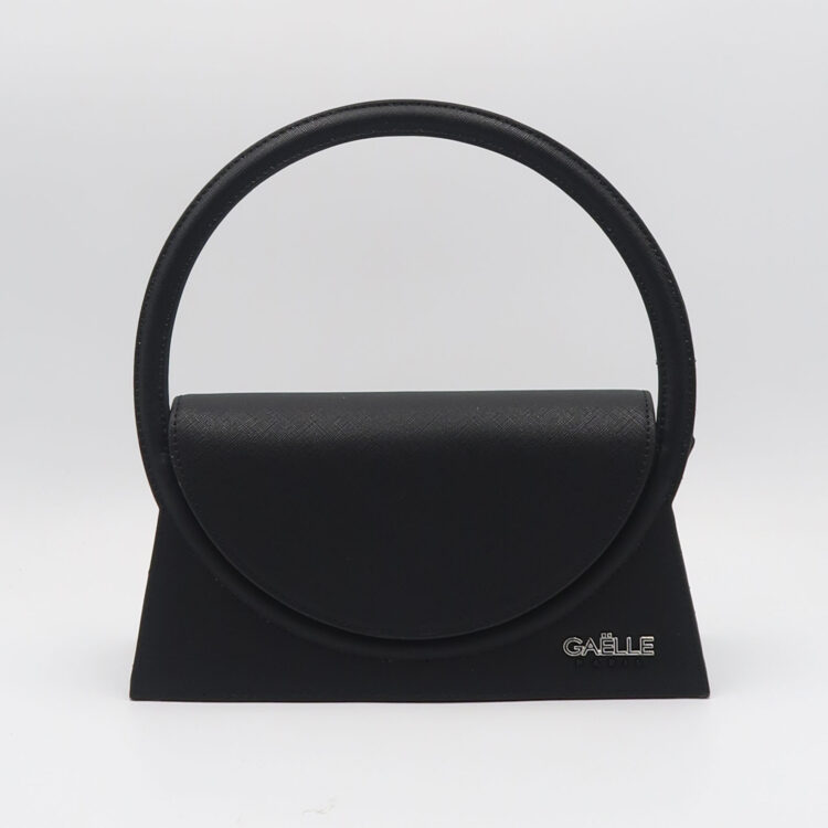 Borsa design in saffiano - Nero