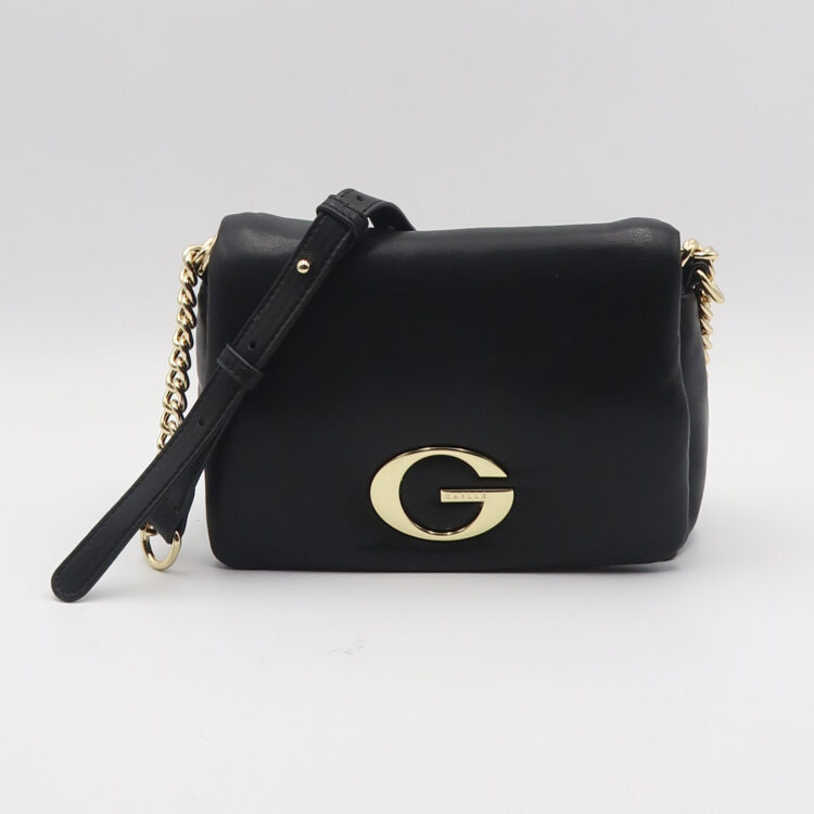 Borsa a tracolla mini puffer - Nero