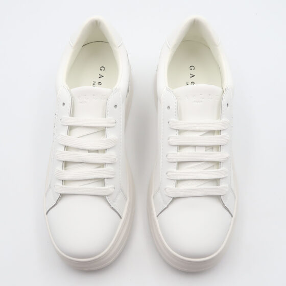 Sneaker new addict con logo - Bianco - immagine 2