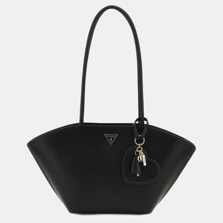 Borsa shopper bolena saffiano - Nero