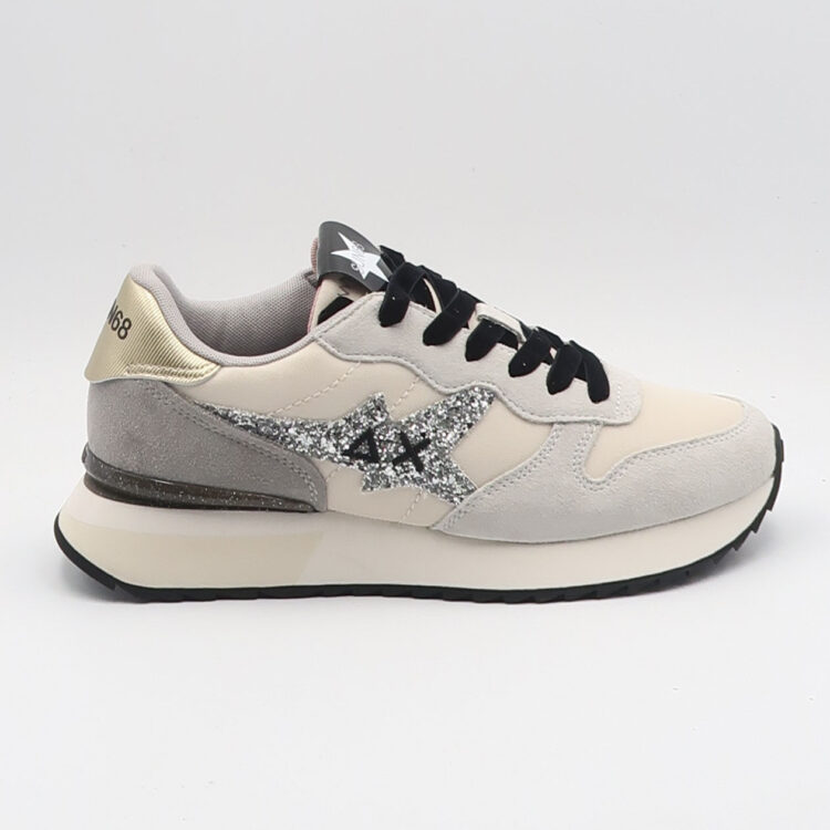 Sneaker stargirl glitter logo - Off white