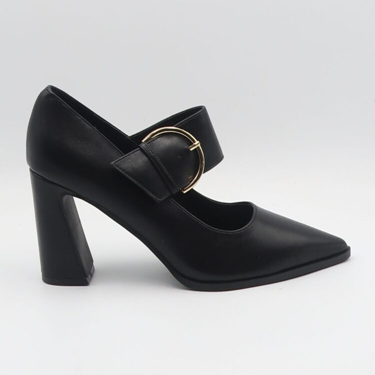 Decolleté con fibbia - Nero