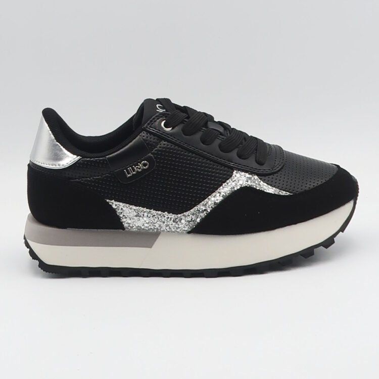 Sneaker evelyn 915 - Nero e argento