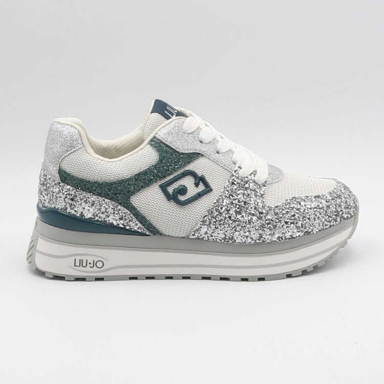 Sneaker maxi wonder 98 glitter - Argento