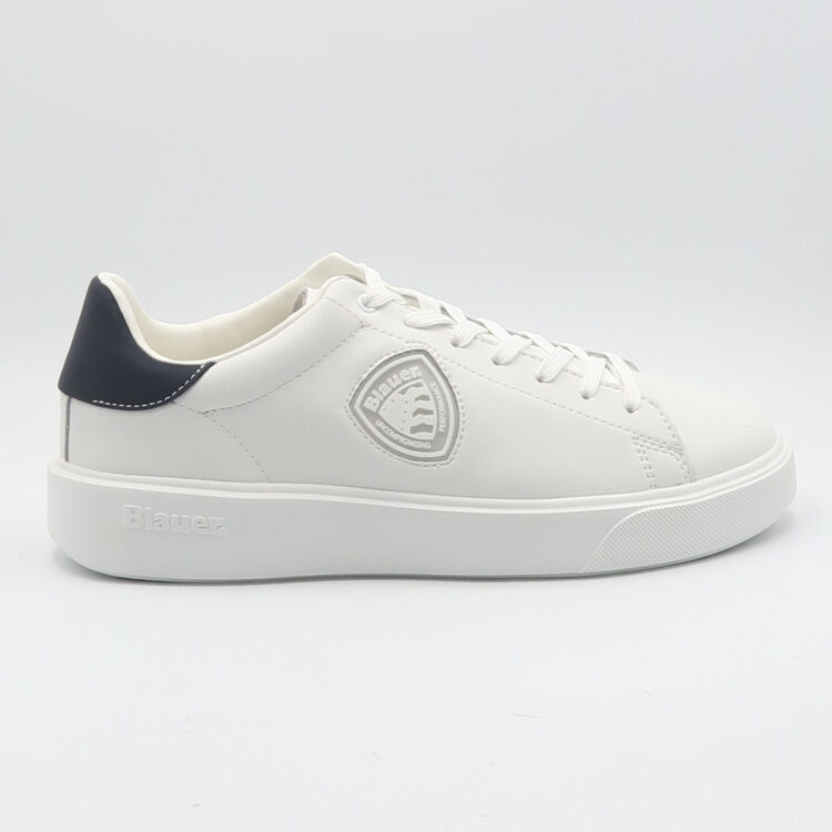 Sneaker buck 07 - Bianco e blu