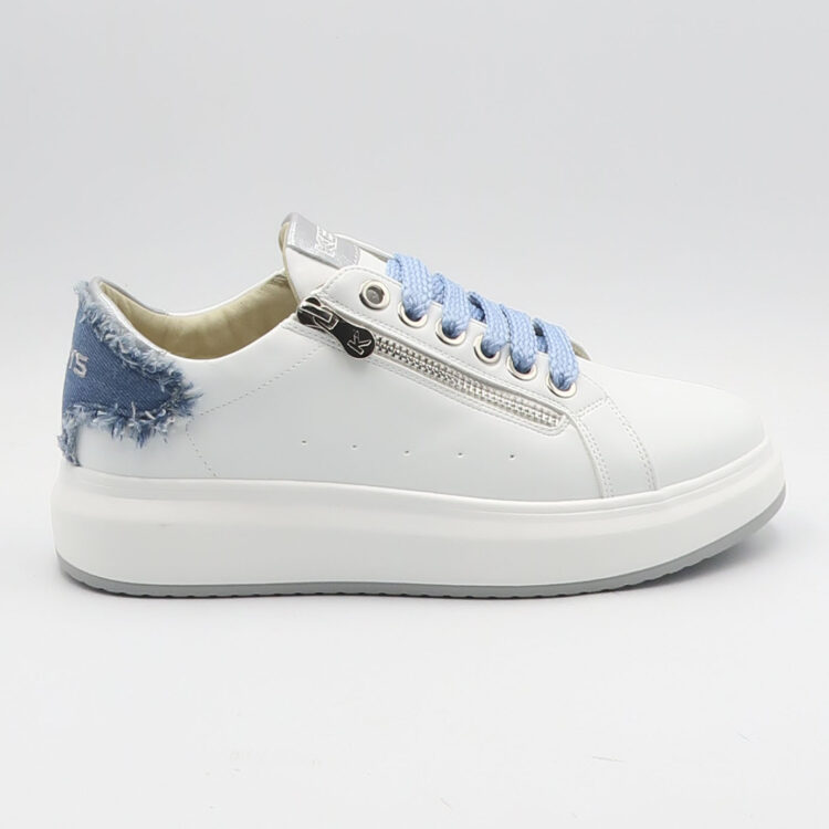 Sneaker k11800 denim - Bianco