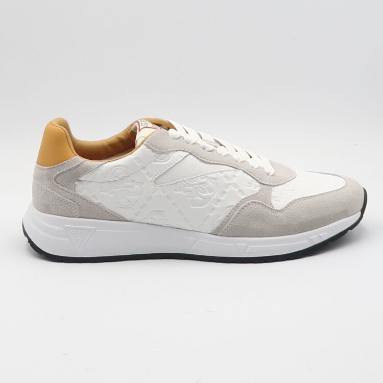 Sneaker aria - Bianco e arancione