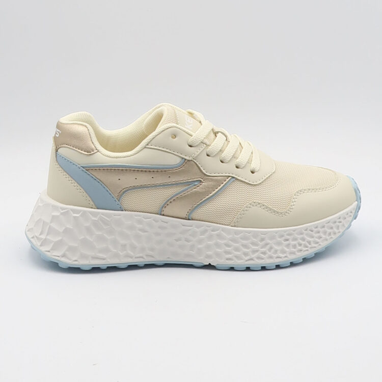 Sneaker k12690 - Beige e bronzo