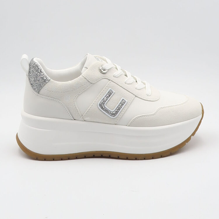 Sneaker 4BV186 - Bianco e argento