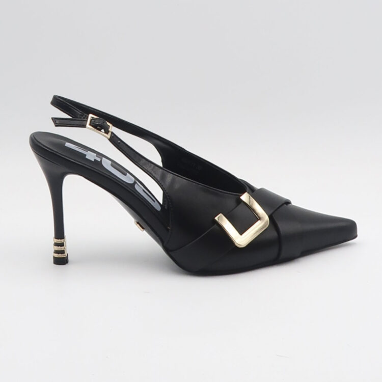 Decolleté sling back 4K2611 - Nero